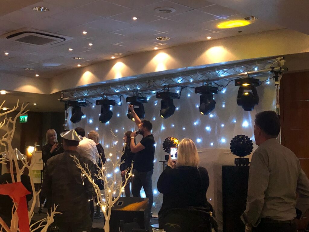 Large Hi-Tech Disco Rig (white)