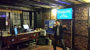 Pub Karaoke Rig with singer