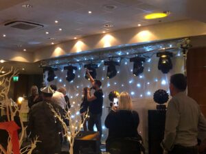 Large Hi-Tech Karaoke Disco Rig (white)